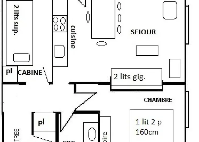 L'everest - 3 Pieces 6 Pers - Wifi - L'everest 131ev - Plagne Centre Mae-1884 Appartement *