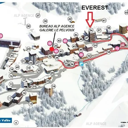 Lejlighed L'everest - 3 Pieces 6 Pers - Wifi - L'everest 131ev - Plagne Centre Mae-1884 *